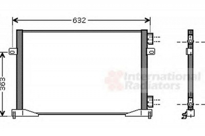 VAN WEZEL 43005400 -  Конденсатор, кондиционер